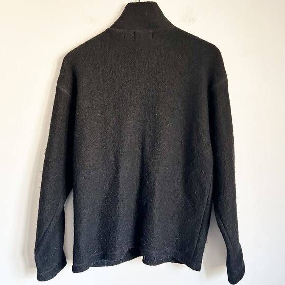 Patagonia Wool Zip Up Jacket Black Size L - Picture 5 of 8